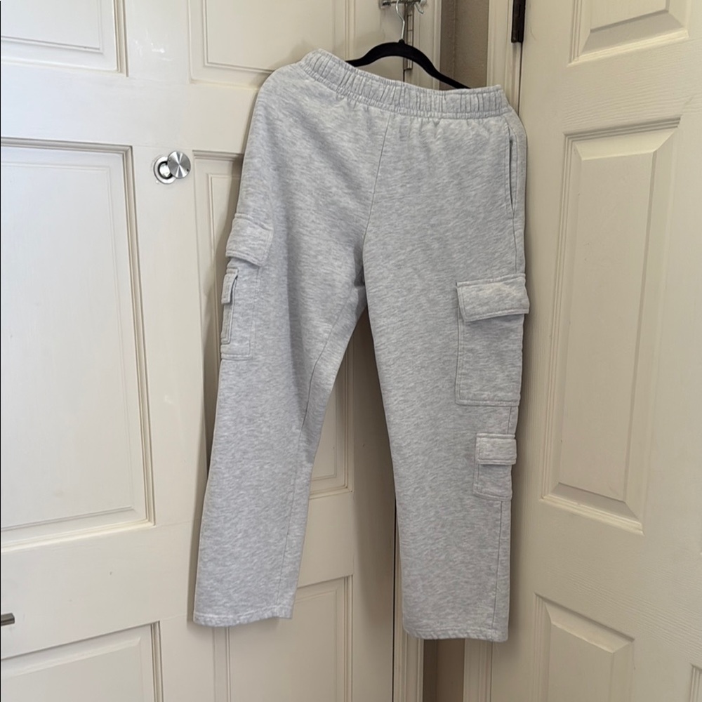 Women Gray Cargo Pants